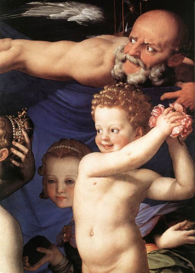 Bronzino - Venus Cupidon et le temps (detail).jpg